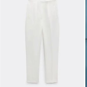 Zara HIGH-WAISTED PANTS
WHITE